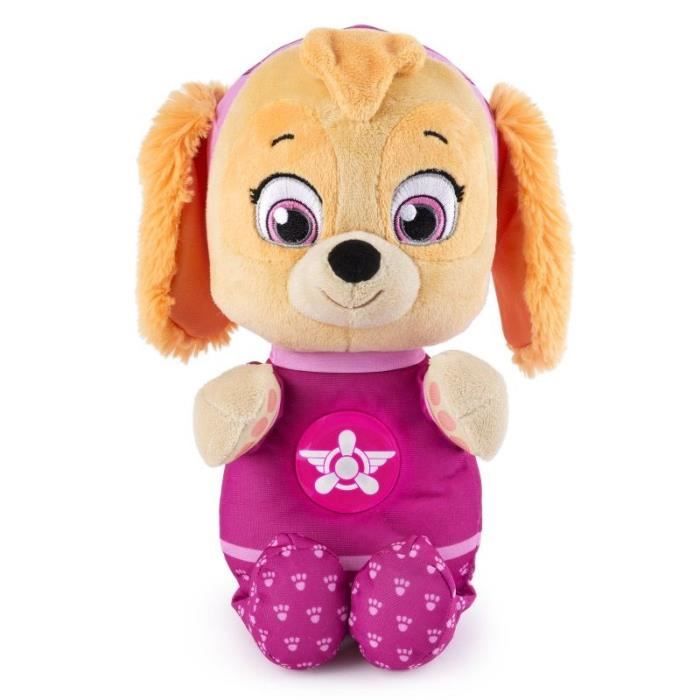 PAT'PATROUILLE Peluche Veilleuse Skye