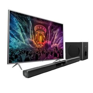 Pack PHILIPS TV LED 43PUS6401 - Ultra plat 4K 108cm (43\
