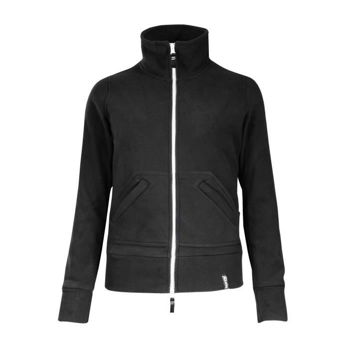 HORZE Veste polaire femme pour l'équitation Lanie - Noir