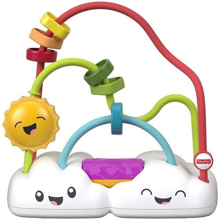 FISHER-PRICE - Mon Boulier Arc-en-Ciel - Jeu d'adresse bébé - 6 mois et +