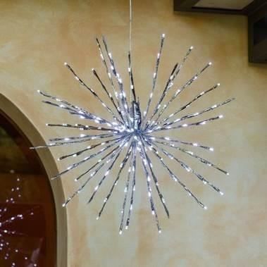 LEALIGHT Bouquet LED Blachere 31 V - Ø 30 cm - 48 LED blanc pur fixe + 16 LED blanc pur flash