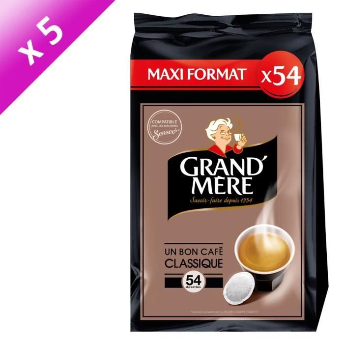 GRAND'MERE Café classique - 54 dosettes x5
