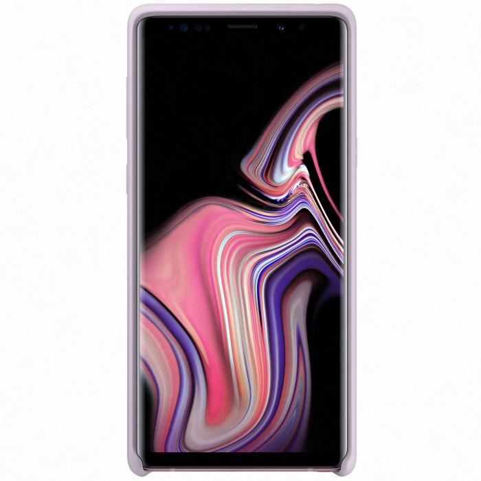 Samsung Coque Silicone Note9 - Lavande