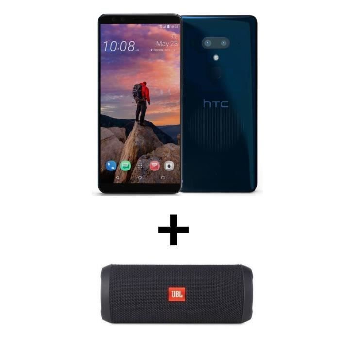 HTC U12+ Bleu transparent 64 Go+ JBL Flip 3 offerte