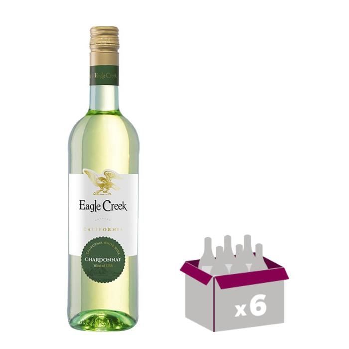 EAGLE CREEK Chardonnay Vin de Californie - Blanc - 75 cl x 6