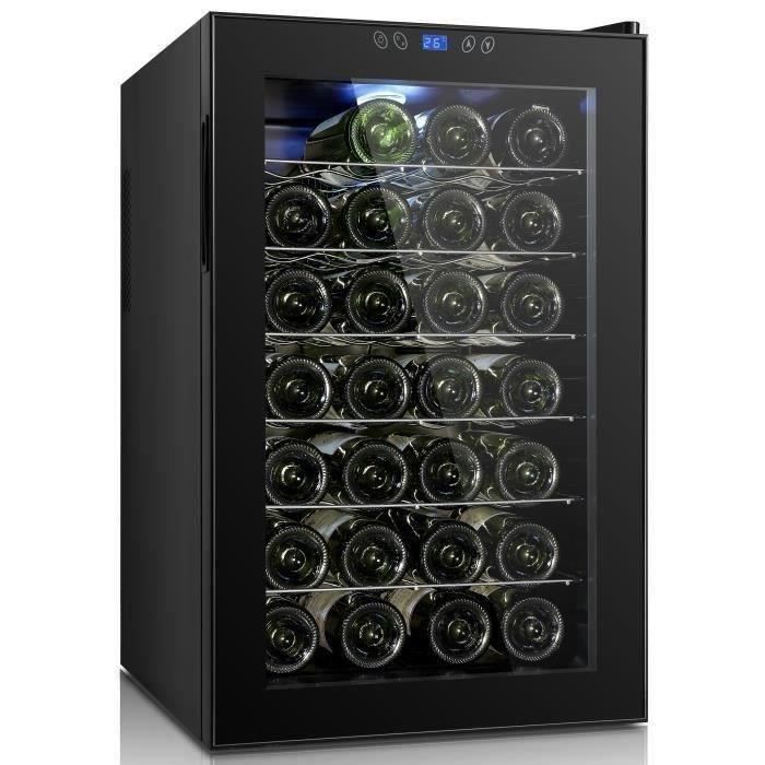 CONTINENTAL EDISON CECWC28LCD - Cave à vin de service - 28 bouteilles - Pose libre - Classe B - L 45 x 73 cm -