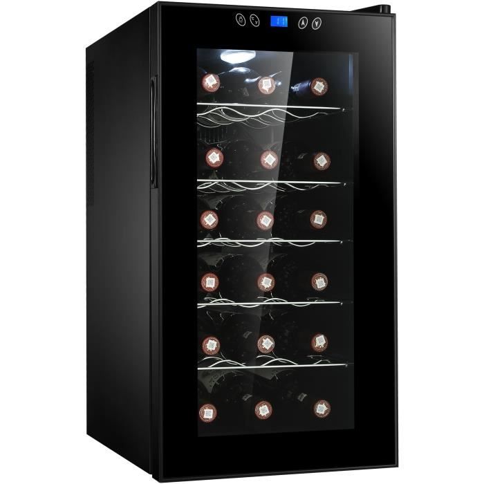 OCEANIC OCEACWC18LCD - Cave à vin de service - 18 bouteilles - Pose libre - Classe B - L 34,5 x H 66,5 cm