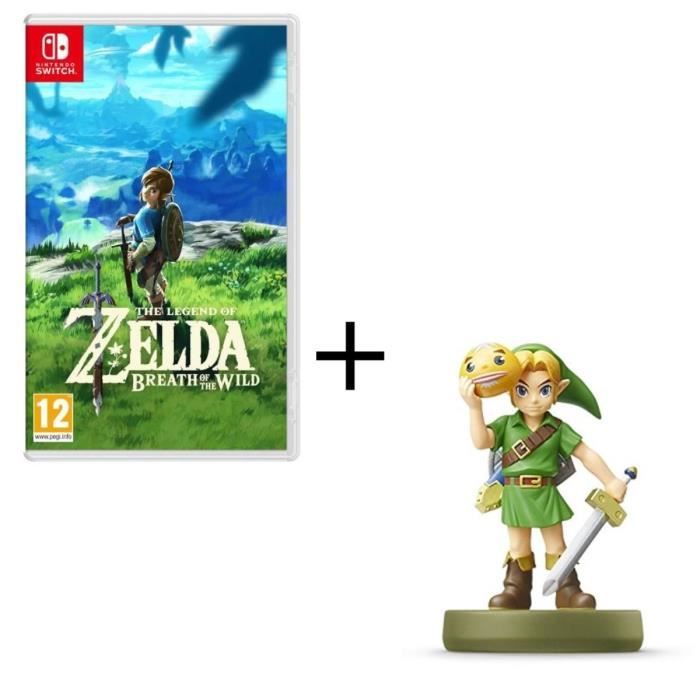 The Legend of Zelda : Breath of the Wild + Amiibo Link Majoras Mask