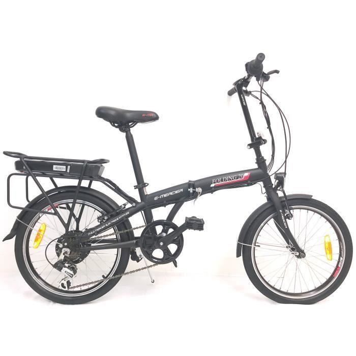 MERCIER Vélo Electrique E Pliant Cadre Acier 6 Vitesses 20'