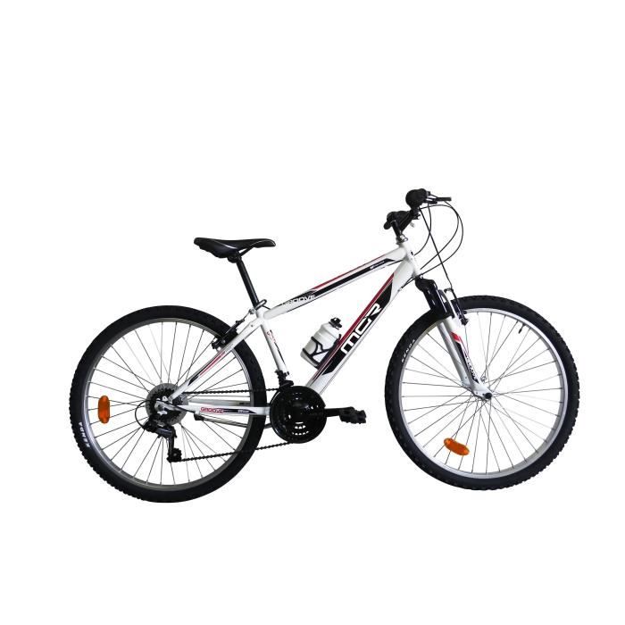 MGR Vélo VTT Groove - Homme - Blanc et rouge
