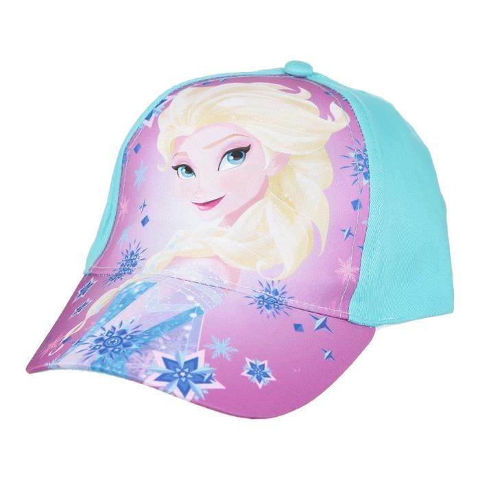 LA REINE DES NEIGES Casquette Violet Enfant Fille