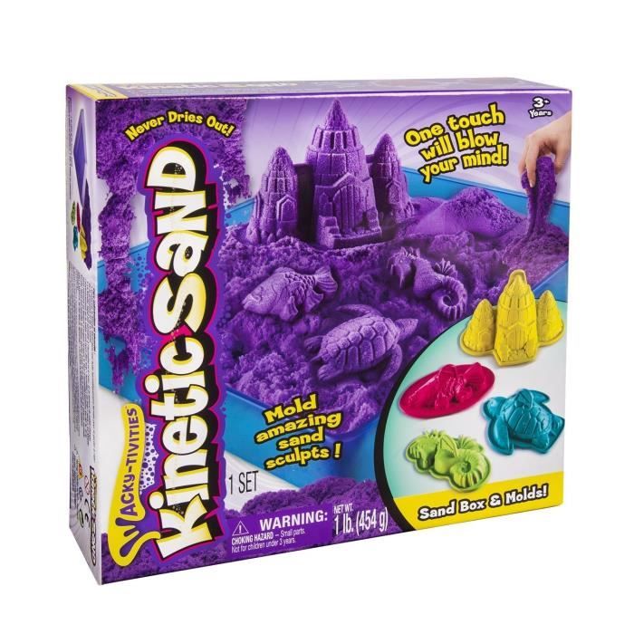 KINETIC SAND Coffret Château de Sable Violet