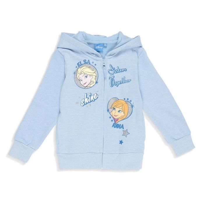 LA REINE DES NEIGES Sweatshirt Bleu Enfant Fille