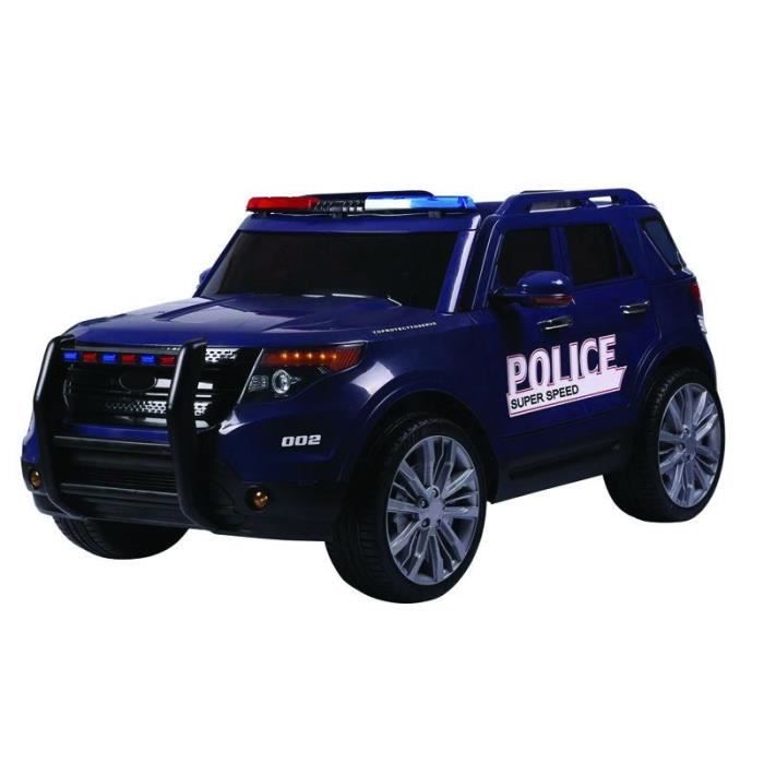 E-ROAD Voiture de police électrique - Bleu
