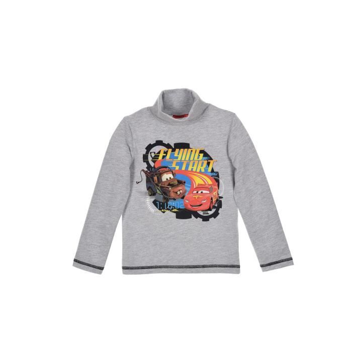 CARS 3 Sous pull - Enfant garçon - Gris clair