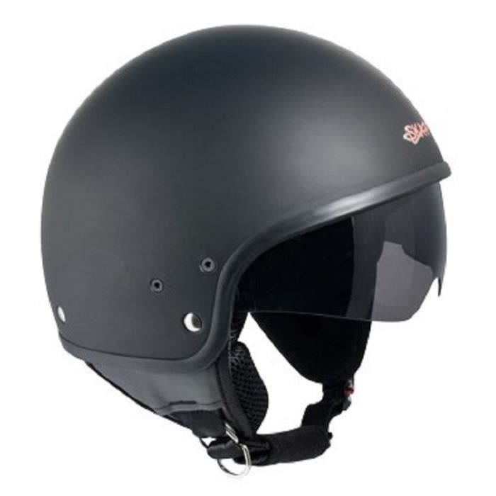 SKAP 1 NH Casque Jet Slim Noir Mat