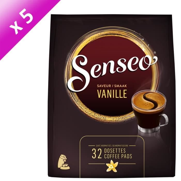 SENSEO Café Sélection Vanilla - 5 paquets de 32 dosettes