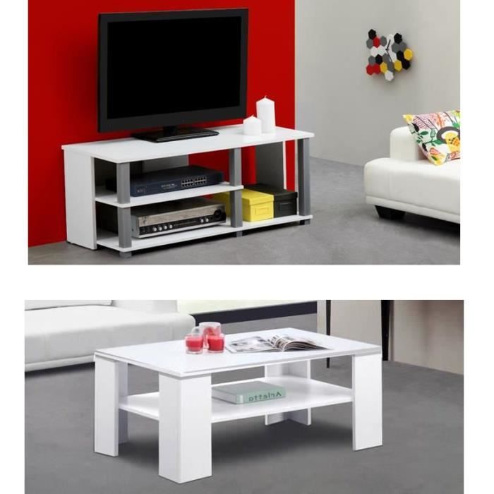TELMA Salon Complet - Blanc