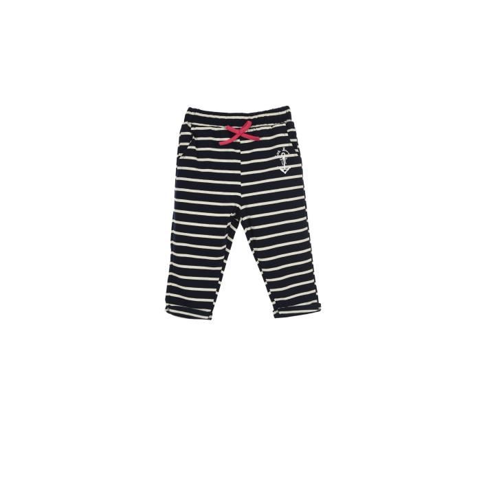 LITTLE MARCEL Pantalon Jogging Bleu Marine Bébé Fille