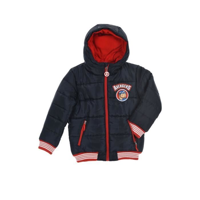 AVENGERS Doudoune Bleu Marine Enfant Garçon