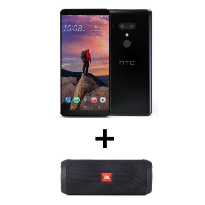 HTC U12+ Titanium Black 64Go + JBL Flip 3 offerte