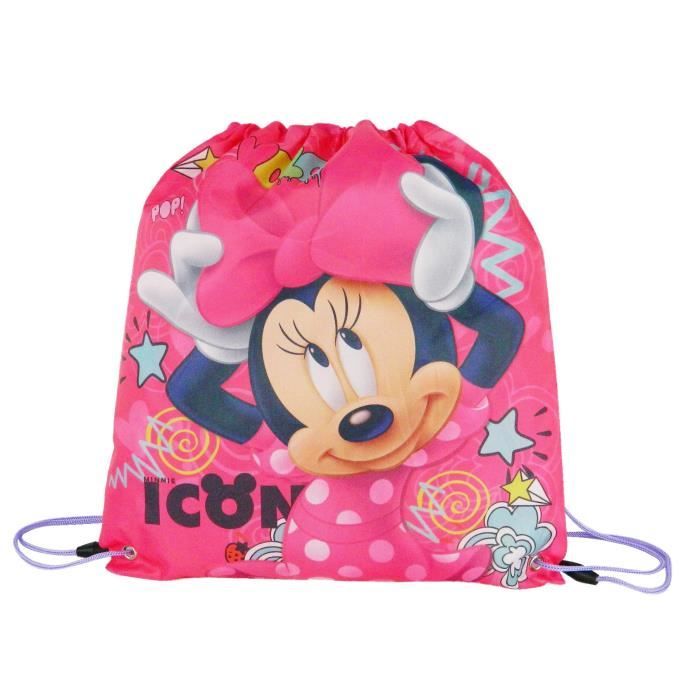 MINNIE - SAC GYM Primaire Fille 32x0x43 ROSE