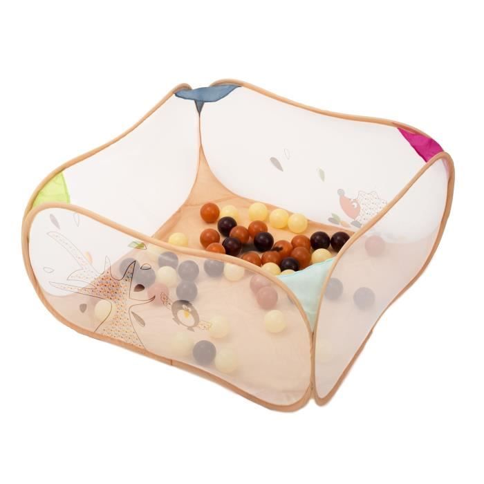 LUDI Aire de jeu Zen système pop'up + 45 balles offertes