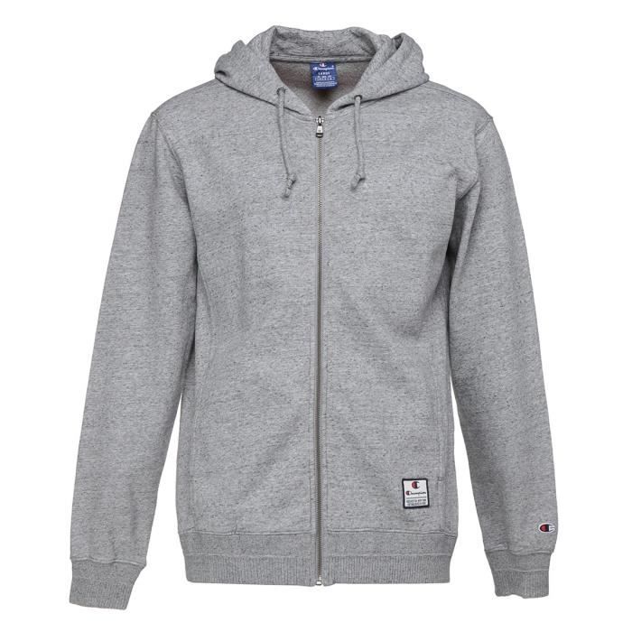 CHAMPION Sweatshirt à capuche - Homme - Gris chiné