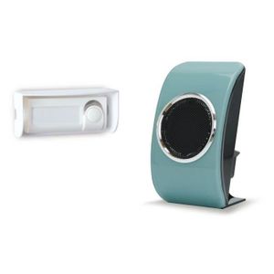 EXTEL Kit complet carillon de porte sans fil Loobs Blue