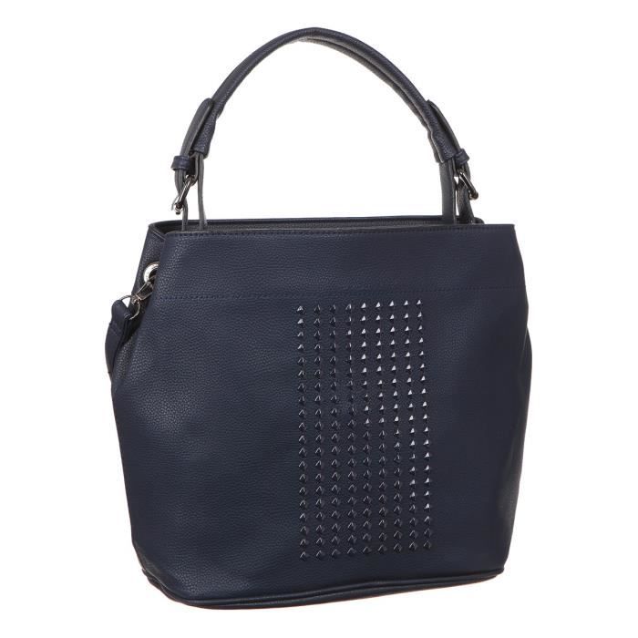 DAVID JONES Sac à Main Bleu Femme