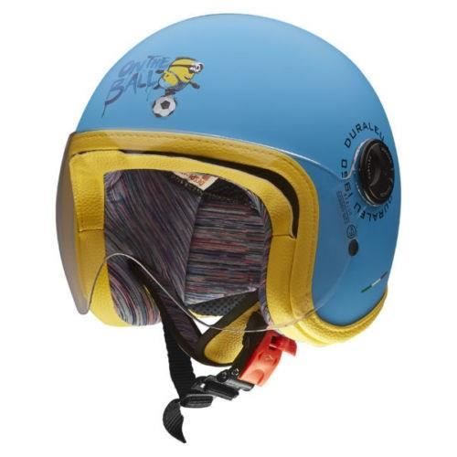 MINIONS Casque Jet Goal Enfant Bleu