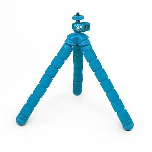 XSORIES Mini Trépied Flexible pour Caméra d'Action Bendy - Bleu