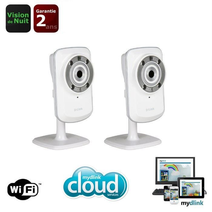 D-Link Caméra sans fil DCS932L voyants infrarou...