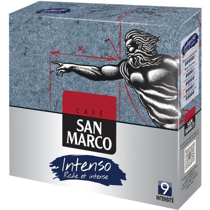 SAN MARCO Café Moulu Intenso N°9 - 250 g x2