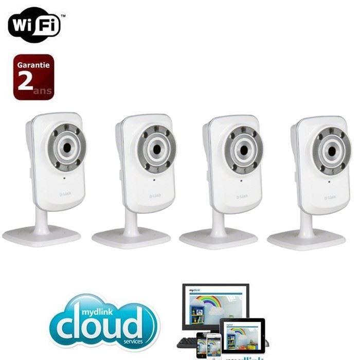 D-Link Caméra sans fil DCS932L voyants infrarou...