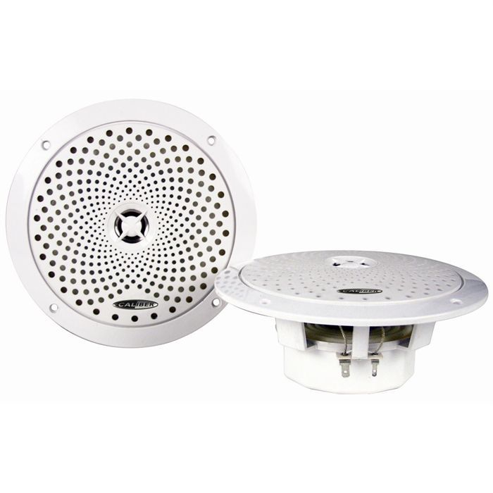 CALIBER Haut-parleurs Marine 16cm Blanc CSM16
