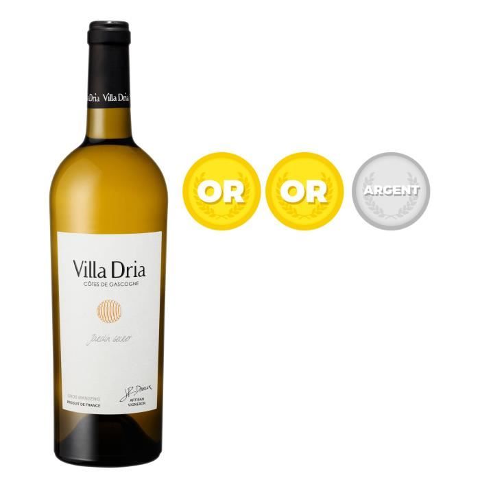 Villa Dria 2017 Gros Manseng Côtes de Gascogne Vin blanc