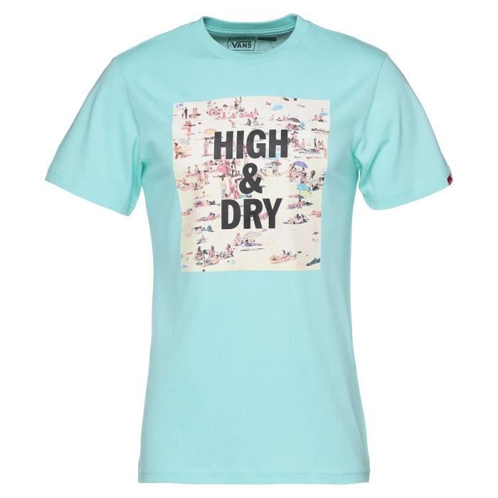 VANS T-shirt The High & Dry Homme - Bleu ciel