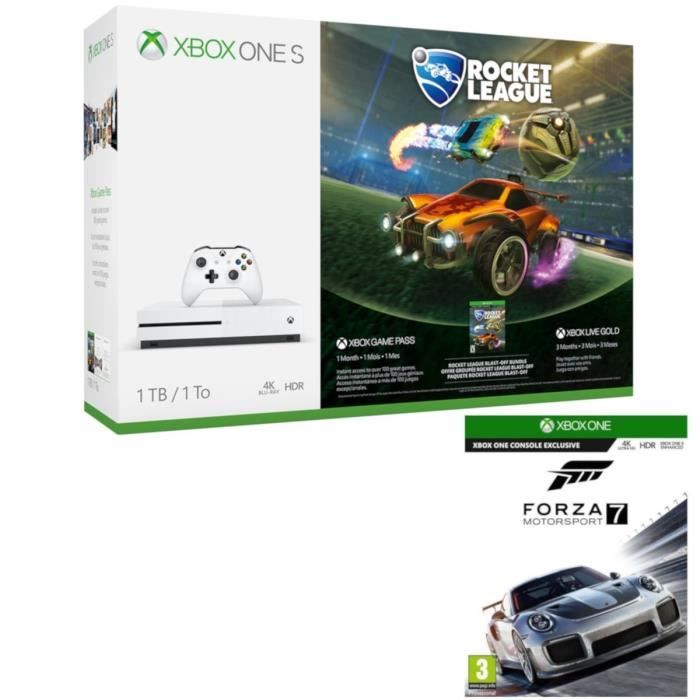 Xbox One S 1 To Rocket League + Forza Motorsport 7