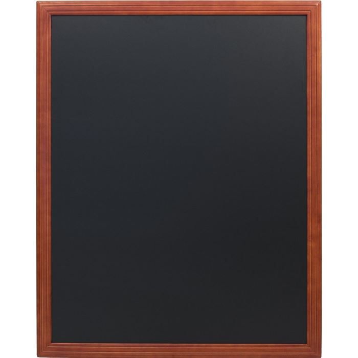 Ardoise murale, 80 x 100 cm, couleur acajou