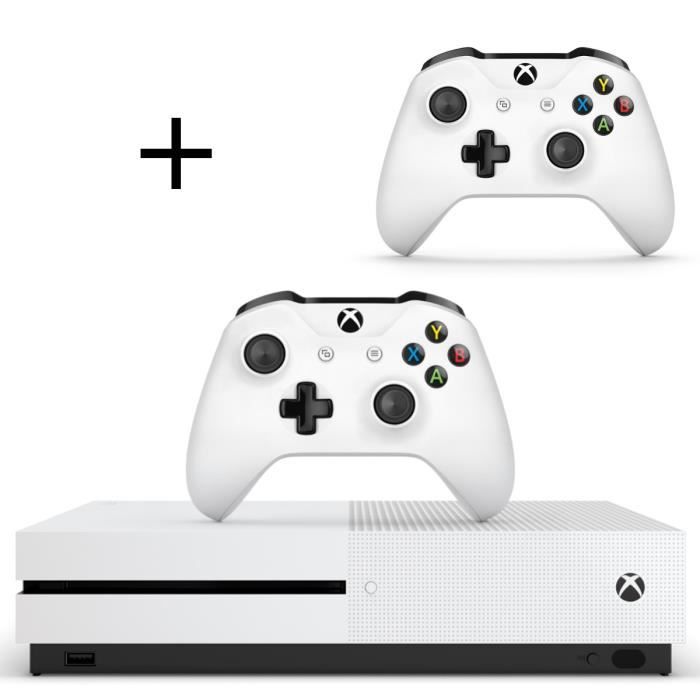 Xbox One S 500 Go + 2ème Manette