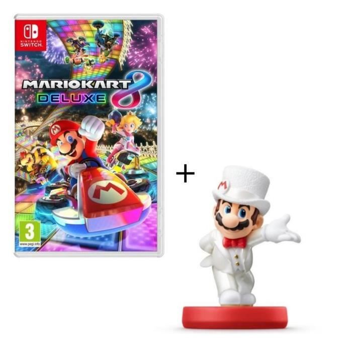 Mario Kart 8 Deluxe + Amiibo Mario en tenue de mariage