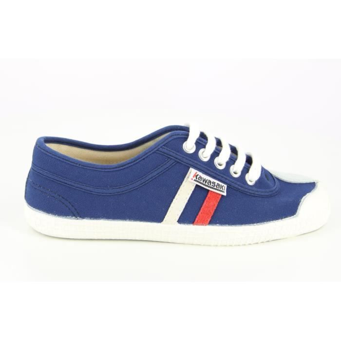 KAWASAKI FOOTWEAR Baskets de Ville Retro Core Lace Bleu Marine Enfant Garçon