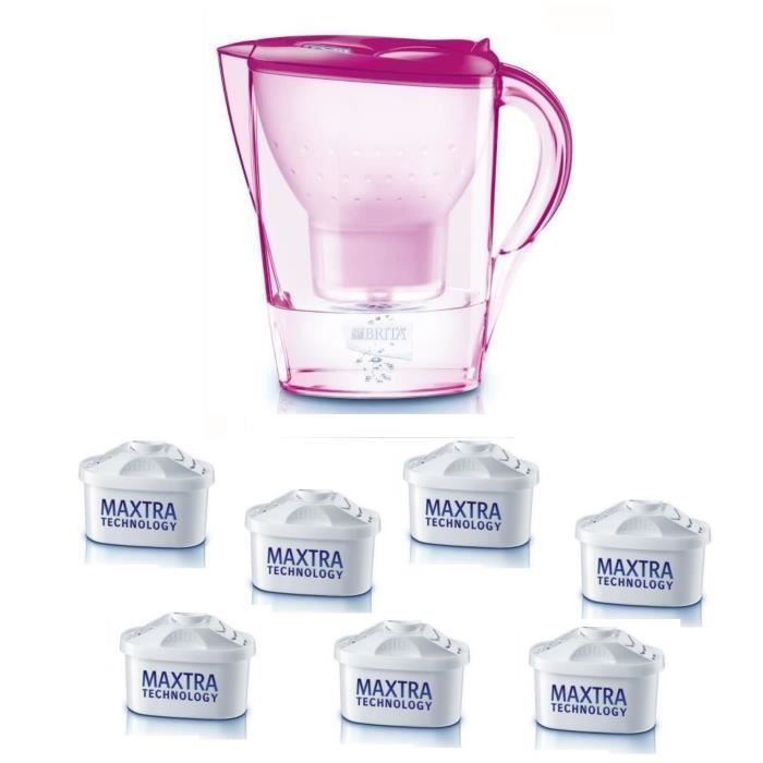 BRITA 1 carafe MARELLA TULIPE + 7 Cartouches