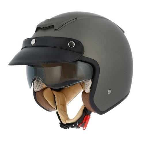 ASTONE Casque Jet Sporster - Marron mat et gris