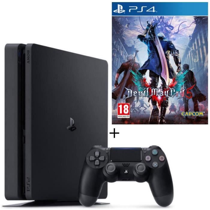 Pack PS4 500 Go Noire + Devil May Cry 5
