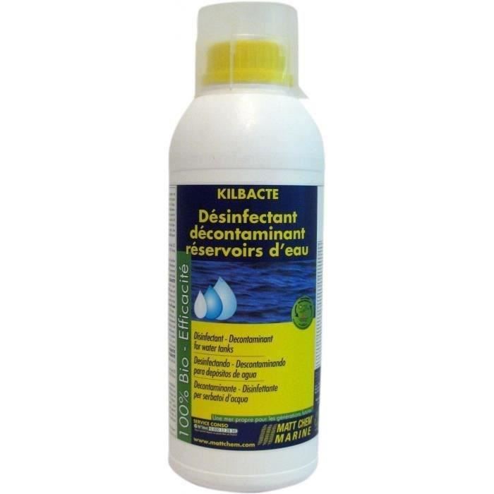 MATT CHEM Nettoyant Désinfectant Décontaminant Réservoirs d' Eau Kilbacte 1L