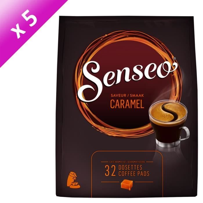 SENSEO Café Sélection Caramel - 5 paquets de 32 dosettes