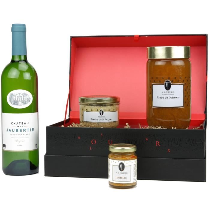 D de TOULZAC M. de Turenne Coffret de soupe, terrine, rouille et vin