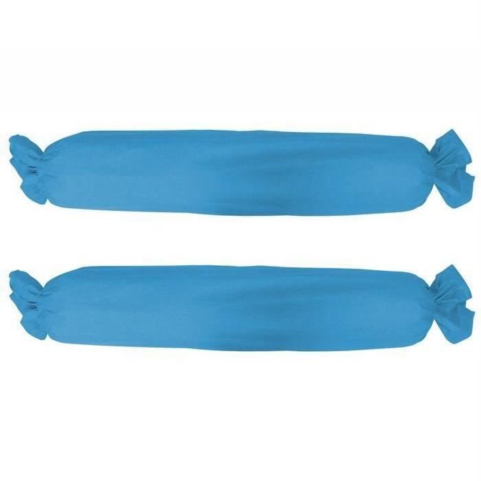 TODAY Lot de 2 taies de traversin 45x185 cm mer du sud
